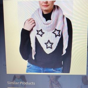 Starstruck triangle scarf.